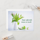 Carte Le Merci de référence moderne (Devant/Arrière en situation)