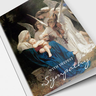 Carte Le Merci funèbre carde la chanson de   des anges