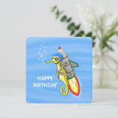 Carte Le merveilleux cheval de mer de Rocket Jaune (Debout devant)