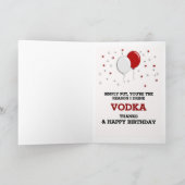 Carte Le message d'anniversaire spirituel ultime (Vodka) (Intérieur)