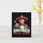 Carte Le Mexique Rend le Cinco De Mayo grand à nouveau d (Fleur jaune)