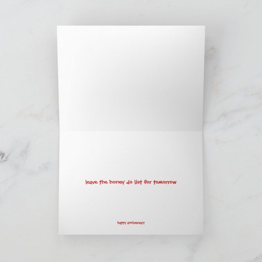 Carte Le miel énumèrent (Intérieur)