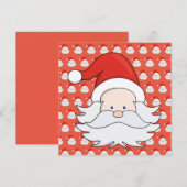 Carte Le mignon Père Noël (Devant / Derrière)