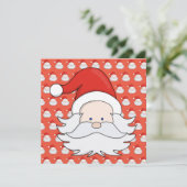 Carte Le mignon Père Noël (Debout devant)