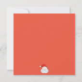 Carte Le mignon Père Noël (Dos)