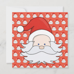 Carte Le mignon Père Noël