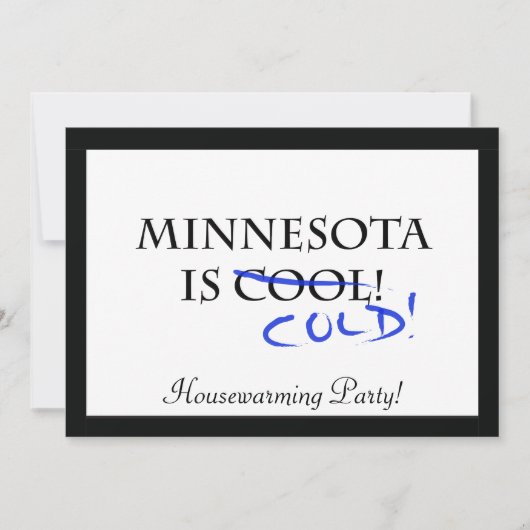 Carte Le Minnesota est Cool (Devant)