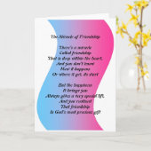 Carte Le miracle de l'amitié (Fleur jaune)