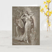 Carte Le miroir de Vénus | Walter Crane (Fleur jaune)