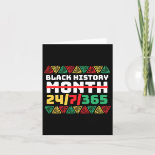 Carte Le Mois De L'Histoire Des Noirs Est Toute L'Année