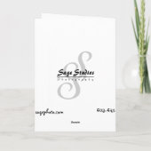 Carte "Le moment est arrivé. " (Dos)