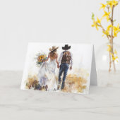 Carte Le monde comme leur toile d'amour (Fleur jaune)