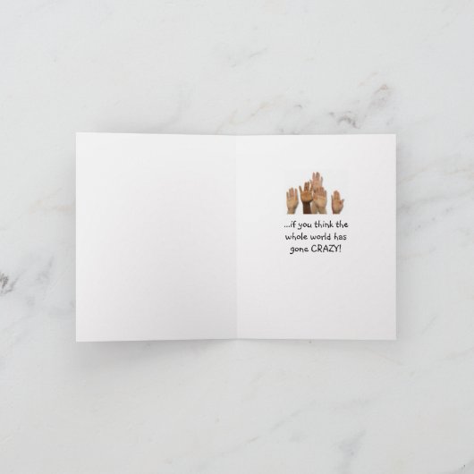 Carte Le monde entier est-il devenu fou ? (Intérieur)