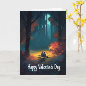 Carte Le monde Heureuse Sainte-Valentin vide sans vous (Fleur jaune)