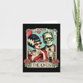 Carte Le Monster Frankenstein Et Marier Les Amateurs Tar (Devant)