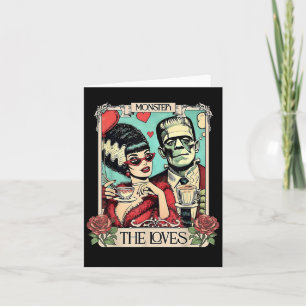 Carte Le monstre Frankenstein et la mariée Les amants Ta