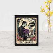 Carte Le monstre Frankenstein et la mariée les amants Ta (Fleur jaune)