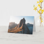 Carte Le mont Segla Senja (Fleur jaune)