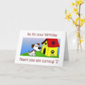 CARTE LE MOT EST QUE VOUS ÊTES ***2*** SI HEUREUX ANNIVE (Fleur jaune)