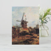 Carte Le Moulin de Blute Fin par Vincent van Gogh (Debout devant)