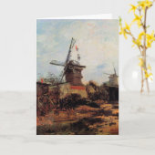 Carte Le Moulin de Blute Fin par Vincent van Gogh (Fleur jaune)