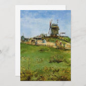 Carte Le Moulin de la Galette par Vincent van Gogh (Devant / Derrière)