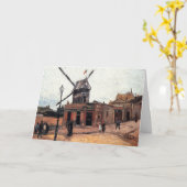 Carte Le Moulin de la Galette par Vincent van Gogh (Fleur jaune)
