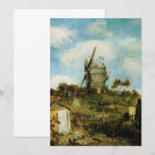 Carte Le Moulin de la Galette par Vincent van Gogh (Devant / Derrière)
