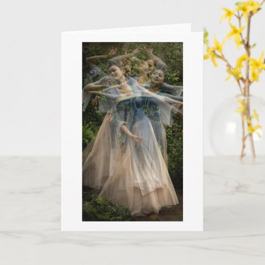 Carte Le Mouvement Doux De La Danse (Multi No 4) (Fleur jaune)