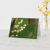 Carte Le muguet (Fleur jaune)