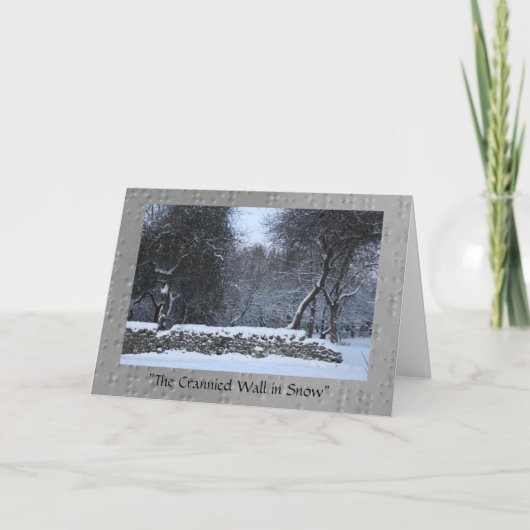 Carte Le Mur annihilé de la neige (Devant)