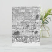 Carte Le Mur Occidental, Jérusalem (Debout devant)