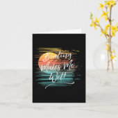 Carte Le nautisme me rend mouillé (Fleur jaune)