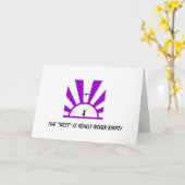 Carte Le nid vide (Fleur jaune)