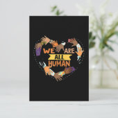 Carte Le noir est un beau mois d'histoire noire (Debout devant)