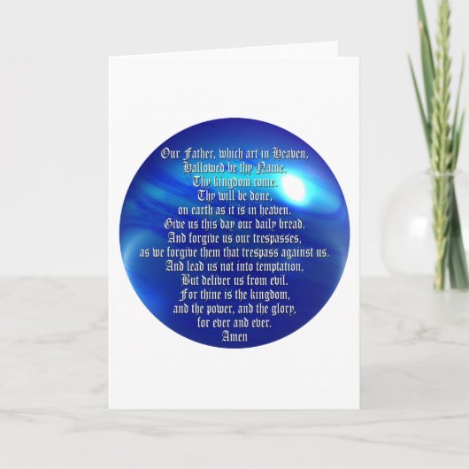 Carte Le Notre Père (Devant)