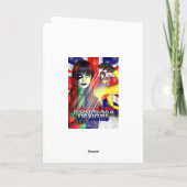 Carte Le nounours de Halloween concernent le citrouille (Dos)