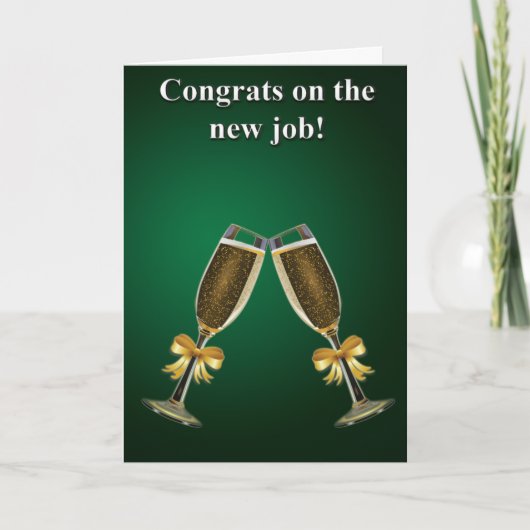 Carte Le nouveau travail ! (Devant)