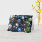 Carte Le papa drôle de joyeux anniversaire marbre la (Fleur jaune)