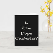 Carte Le Pape catholique est-il drôle ? (Fleur jaune)