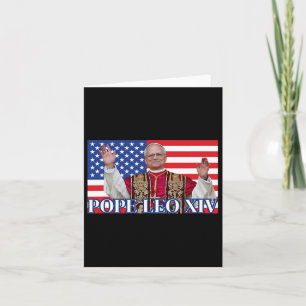 Carte Le Pape Leo Xiv Nouveau Pape Premier Pape Américai
