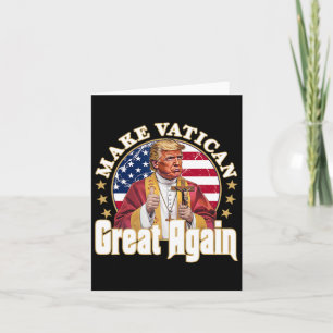 Carte Le Pape Trump Drôle Le Président Trump Veut Être L