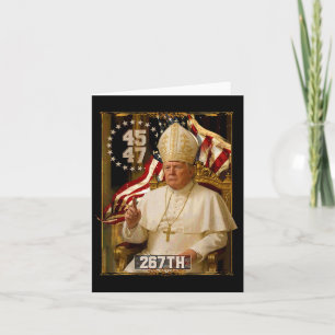 Carte Le pape Trump et le président Trump