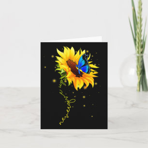 Carte Le Papillon De Tournesol N'Abandonne Jamais Le Syn
