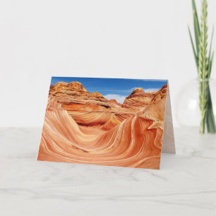 Carte Le paradis du photographe vierge La vague de salut