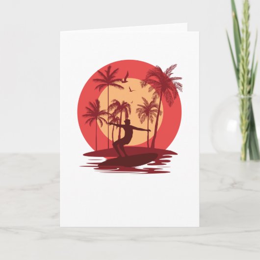 Carte Le paradis du surf (Devant)