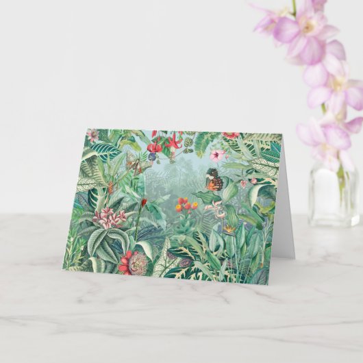 Carte Le paradis fantastique de la forêt tropicale (Orchidée)