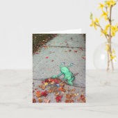 Carte le paresseux routard (Fleur jaune)