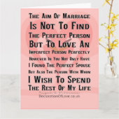 Carte Le parfait conjoint (Fleur jaune)