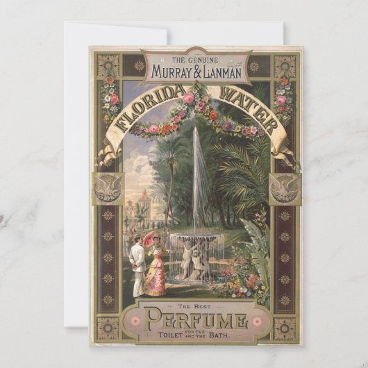 Carte Le parfum d'eau Murray & Lanman Florida authentiqu (Devant)